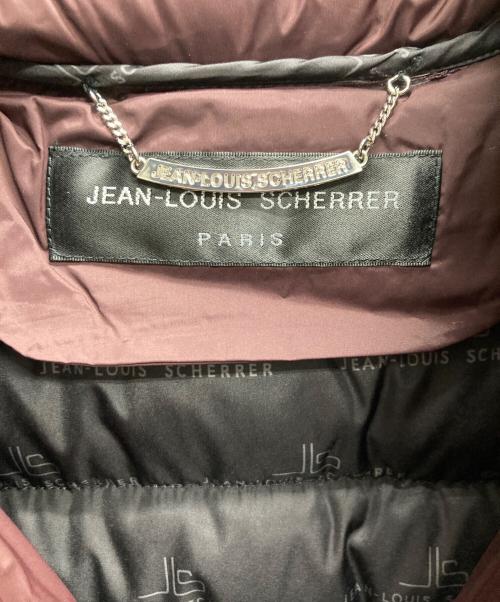 JEAN LOUIS SCHERRER（ジャンルイ シェレル）JEAN LOUIS SCHERRER (ジャンルイ シェレル) ブルーフォックスファー付ダウンコート ワインレッド サイズ:Mの古着・服飾アイテム