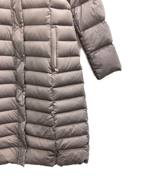 JEAN LOUIS SCHERRER（ジャンルイ シェレル）JEAN LOUIS SCHERRER (ジャンルイ シェレル) ブルーフォックスファー付ダウンコート グレージュ サイズ:Mの古着・服飾アイテム