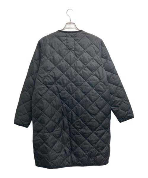 TAION（タイオン）TAION (タイオン) ノーカラーダウンコート ブラック サイズ:XLの古着・服飾アイテム