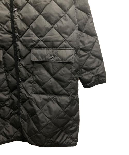 TAION（タイオン）TAION (タイオン) ノーカラーダウンコート ブラック サイズ:XLの古着・服飾アイテム