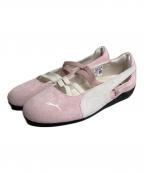 PUMAプーマ）の古着「SPEEDCAT BALLET SD WNS」｜ピンク