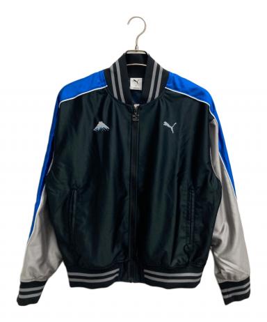 中古・古着通販】PUMA (プーマ) ドット刺繍スカジャン ブラック サイズ