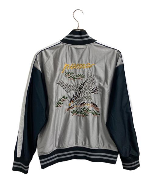 PUMA（プーマ）PUMA (プーマ) ドット刺繍スカジャン グレー サイズ:L 未使用品の古着・服飾アイテム