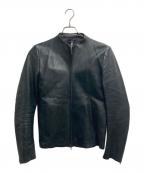 KAZUYUKI KUMAGAI ATTACHMENTカズユキクマガイ アタッチメント）の古着「シングルライダースジャケット」｜ブラック