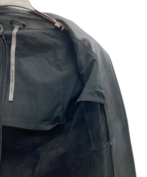 KAZUYUKI KUMAGAI ATTACHMENT（カズユキクマガイ アタッチメント）KAZUYUKI KUMAGAI ATTACHMENT (カズユキクマガイ アタッチメント) シングルライダースジャケット ブラック サイズ:2の古着・服飾アイテム