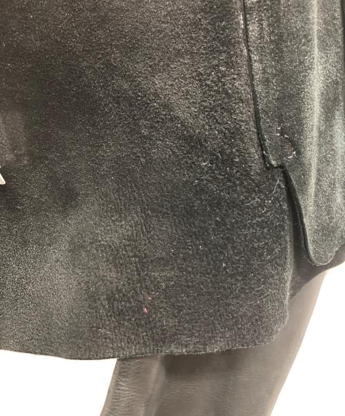 KAZUYUKI KUMAGAI ATTACHMENT（カズユキクマガイ アタッチメント）KAZUYUKI KUMAGAI ATTACHMENT (カズユキクマガイ アタッチメント) シングルライダースジャケット ブラック サイズ:2の古着・服飾アイテム