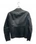 中古・古着 KAZUYUKI KUMAGAI ATTACHMENT (カズユキクマガイ アタッチメント) シングルライダースジャケット ブラック サイズ:2：25000円