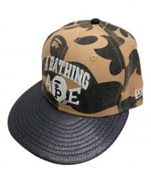 New Era×A BATHING APE（ニューエラ×ア ベイシング エイプ）の古着「1ST CAMO NEWERA ９FIFTY CAP」｜カーキ
