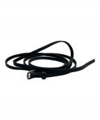 Acne studiosアクネ ストゥディオス）の古着「バックルスリムベルト」｜ブラック