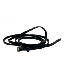 Acne studios（アクネ ストゥディオス）の古着「バックルスリムベルト」｜ブラック