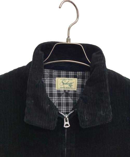Schott（ショット）Schott (ショット) コーデュロイジャケット ブラック サイズ:Mの古着・服飾アイテム