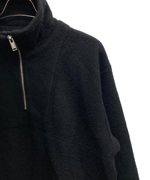 YOKE（ヨーク）YOKE (ヨーク) Wool Fleece Half Zip Pullover ブラック サイズ:2の古着・服飾アイテム
