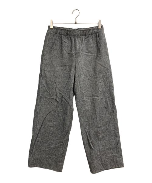 LOEFF（ロエフ）LOEFF (ロエフ) ピンヘッド フランネル テーパードパンツ グレーの古着・服飾アイテム