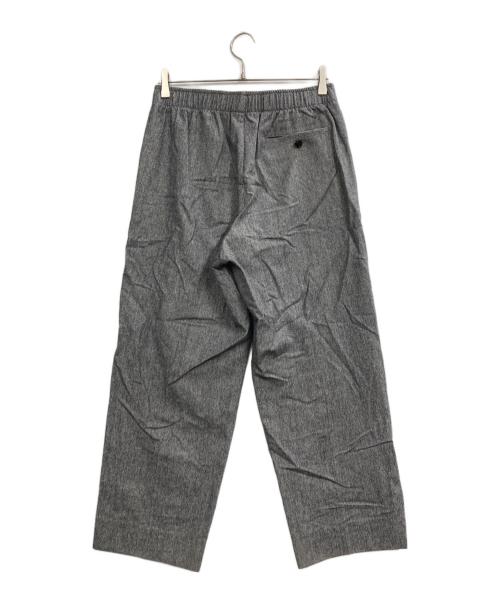LOEFF（ロエフ）LOEFF (ロエフ) ピンヘッド フランネル テーパードパンツ グレーの古着・服飾アイテム