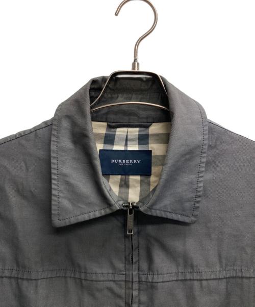 BURBERRY LONDON（バーバリーロンドン）BURBERRY LONDON (バーバリーロンドン) 裏地ノバチェックスイングトップ グレー サイズ:Mの古着・服飾アイテム