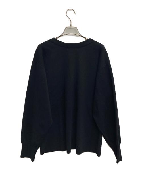 GALLARDA GALANTE（ガリャルダガランテ）GALLARDA GALANTE (ガリャルダガランテ) ビジューVネックカーディガン ブラック サイズ:F 未使用品の古着・服飾アイテム