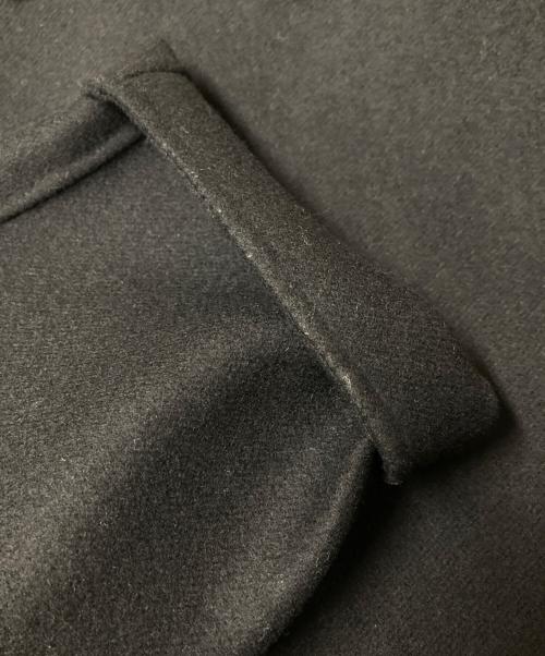 edition（エディション）Edition (エディション) ダブルフェイスステンカラーロングコート ブラック サイズ:Sの古着・服飾アイテム