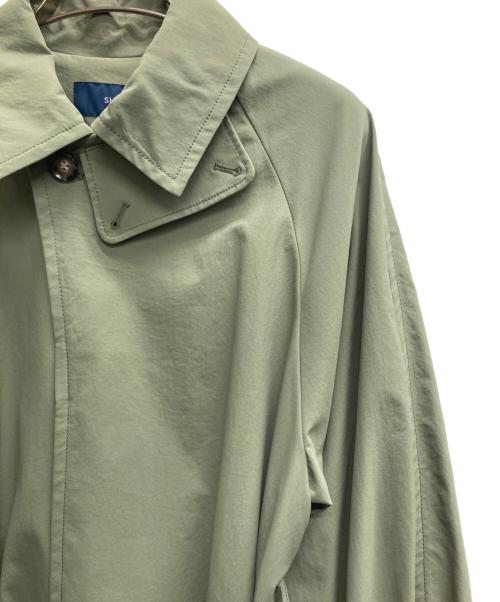 SHIPS（シップス）SHIPS (シップス) ステンカラーコート グリーン サイズ:Sの古着・服飾アイテム