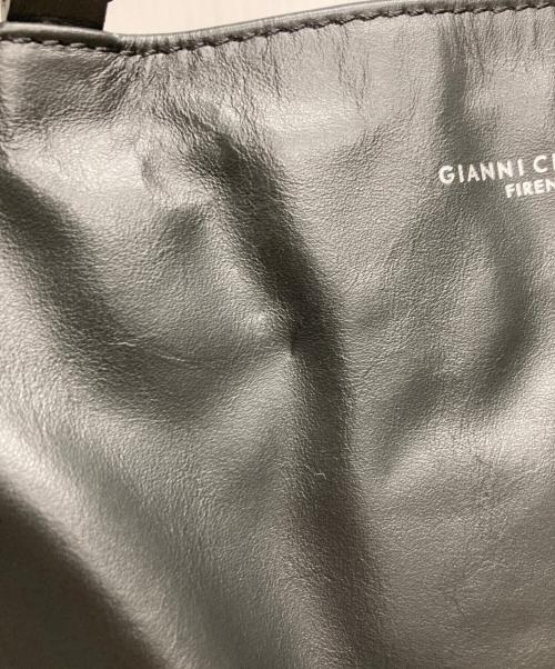 GIANNI CHIARINI（ジャンニ キアリーニ）GIANNI CHIARINI (ジャンニ キアリーニ) チェーントートバッグ ブラックの古着・服飾アイテム