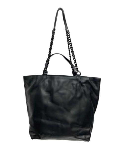 GIANNI CHIARINI（ジャンニ キアリーニ）GIANNI CHIARINI (ジャンニ キアリーニ) チェーントートバッグ ブラックの古着・服飾アイテム