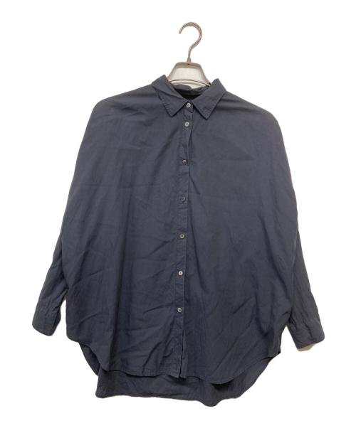 Spick and Span（スピック＆スパン）Spick and Span (スピック＆スパン) 25SS ガーメントダイカシュクールシャツ ネイビー サイズ:表記無し（実寸サイズをご参照下さい）の古着・服飾アイテム