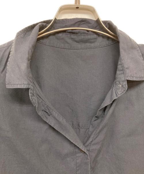 Spick and Span（スピック＆スパン）Spick and Span (スピック＆スパン) 25SS ガーメントダイカシュクールシャツ ネイビー サイズ:表記無し（実寸サイズをご参照下さい）の古着・服飾アイテム