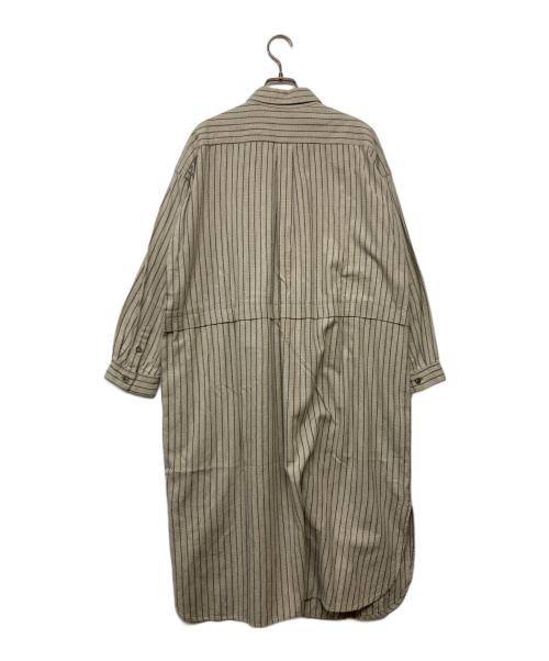 nest Robe（ネストローブ）nest Robe (ネストローブ) シャツワンピース ベージュ サイズ:Freeの古着・服飾アイテム