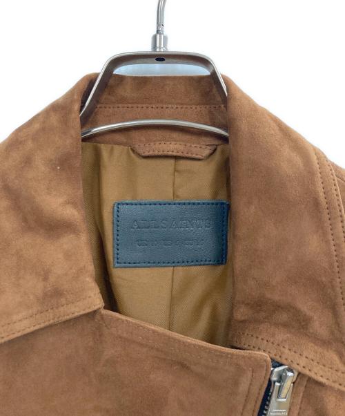 ALL SAINTS（オールセインツ）ALL SAINTS (オールセインツ) ラムレザージャケット ブラウン サイズ:Sの古着・服飾アイテム