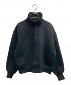 DAIWA PIER39ダイワ ピア39）の古着「W's TECH SWEAT SNAP PULLOVER」｜ブラック