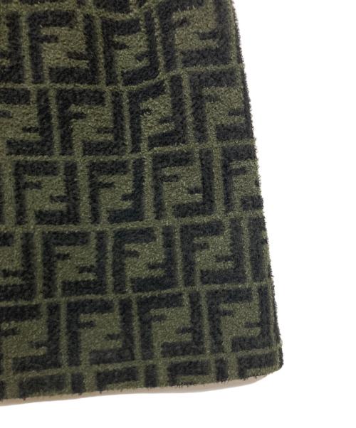 FENDI（フェンディ）FENDI (フェンディ) パイルズッカスカート ブラック×グリーン サイズ:40の古着・服飾アイテム