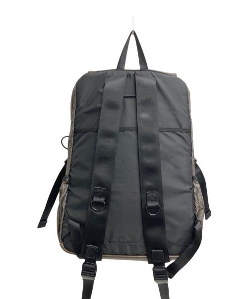 ear PAPILLONNER（イアパピヨネ）ear PAPILLONNER (イアパピヨネ) BURLAP OUTFITTER (バーラップアウトフィッター) ペイズリー柄レザーフラップリュック ブラウンの古着・服飾アイテム