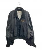77circaナナナナサーカ）の古着「再構築ナイロンスタジャン」｜ブラック