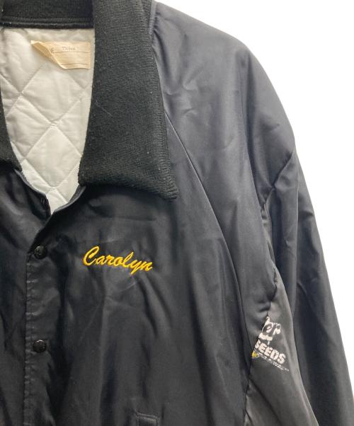 77circa（ナナナナサーカ）77circa (ナナナナサーカ) 再構築ナイロンスタジャン ブラック サイズ:Freeの古着・服飾アイテム