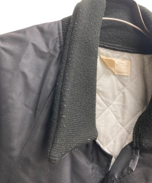 77circa（ナナナナサーカ）77circa (ナナナナサーカ) 再構築ナイロンスタジャン ブラック サイズ:Freeの古着・服飾アイテム