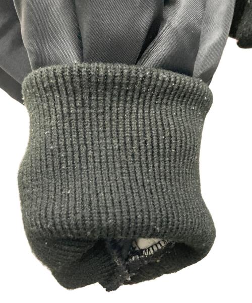 77circa（ナナナナサーカ）77circa (ナナナナサーカ) 再構築ナイロンスタジャン ブラック サイズ:Freeの古着・服飾アイテム