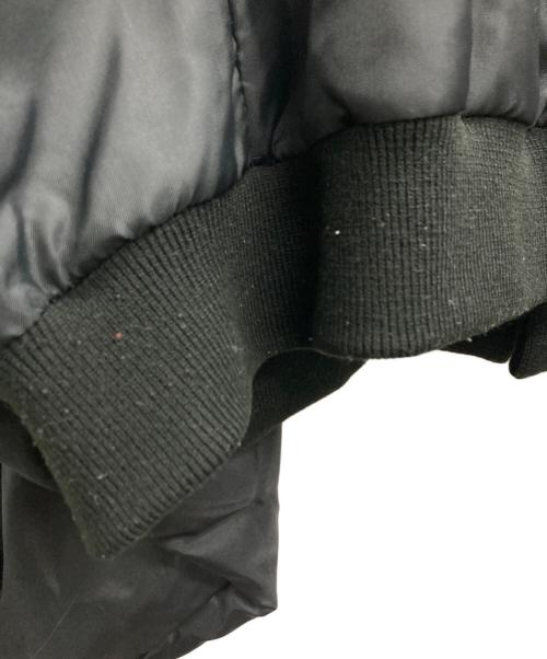 77circa（ナナナナサーカ）77circa (ナナナナサーカ) 再構築ナイロンスタジャン ブラック サイズ:Freeの古着・服飾アイテム