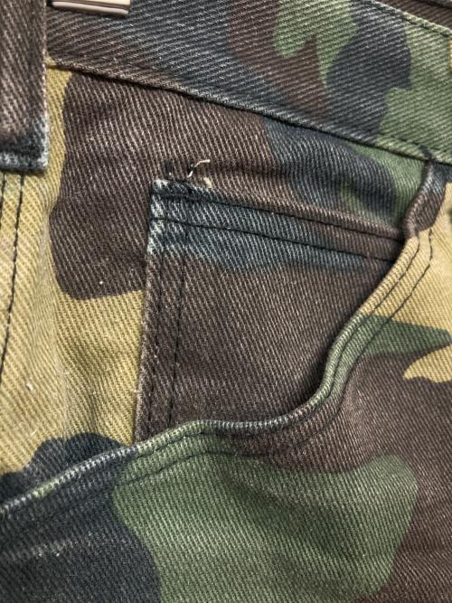 Pointer（ポインター）POINTER (ポインター) カモフラージュ ワークパンツ グリーン サイズ:W30 L34の古着・服飾アイテム