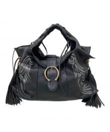 TOFF&LOADSTONE（トフアンドロードストーン）の古着「フリンジバッグ」｜ブラック