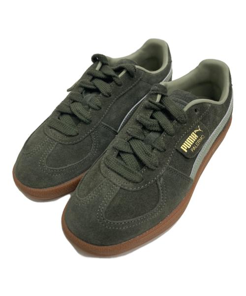 PUMA（プーマ）PUMA (プーマ) PALERMO / ローカットスニーカー オリーブ サイズ:24.0 未使用品の古着・服飾アイテム