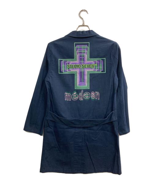 studio seven（スタジオセブン）STUDIO SEVEN (スタジオセブン) ジップコート ネイビー サイズ:Sの古着・服飾アイテム