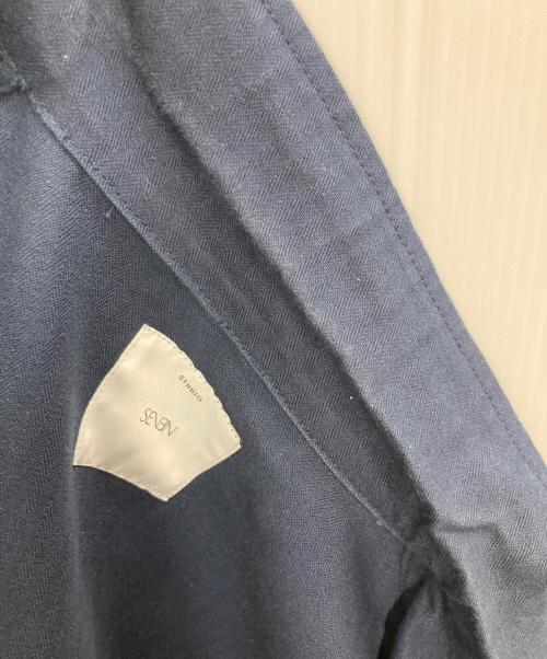 studio seven（スタジオセブン）STUDIO SEVEN (スタジオセブン) ジップコート ネイビー サイズ:Sの古着・服飾アイテム