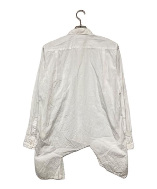 COMME des GARCONS HOMME PLUS（コムデギャルソンオムプリュス）COMME des GARCONS HOMME PLUS (コムデギャルソンオムプリュス) サイドロングシャツ ホワイト サイズ:Sの古着・服飾アイテム