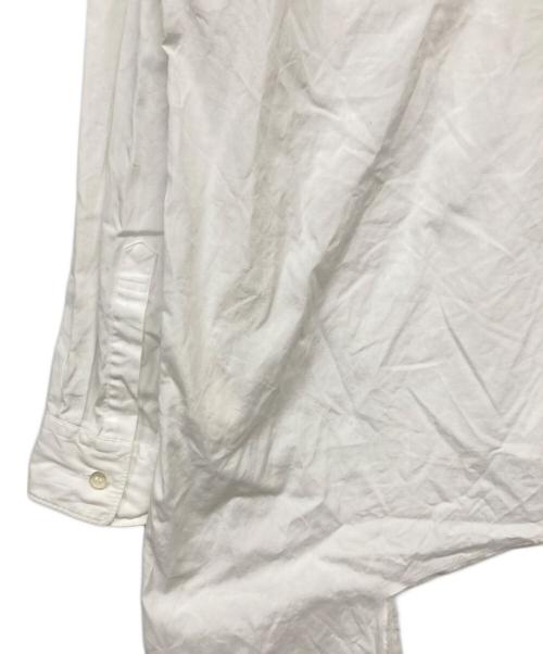 COMME des GARCONS HOMME PLUS（コムデギャルソンオムプリュス）COMME des GARCONS HOMME PLUS (コムデギャルソンオムプリュス) サイドロングシャツ ホワイト サイズ:Sの古着・服飾アイテム
