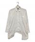 COMME des GARCONS HOMME PLUS（コムデギャルソンオムプリュス）の古着「サイドロングシャツ」｜ホワイト