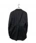 BLACK COMME des GARCONS (ブラックコムデギャルソン) ウールギャバスナップボタン燕尾ジャケット ブラック サイズ:M：14000円