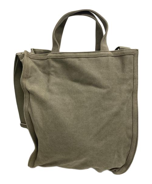 A.P.C.（アーペーセー）A.P.C. (アーペーセー) キャンバス2WAYバッグ オリーブの古着・服飾アイテム