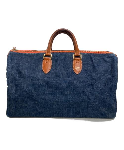 il micio（イル ミーチョ）il micio (イル ミーチョ) デニムボストンバッグ スカイブルーの古着・服飾アイテム