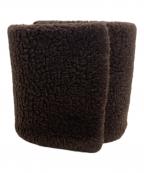 ARTS&SCIENCEアーツアンドサイエンス）の古着「Boa stand collar」｜ブラウン