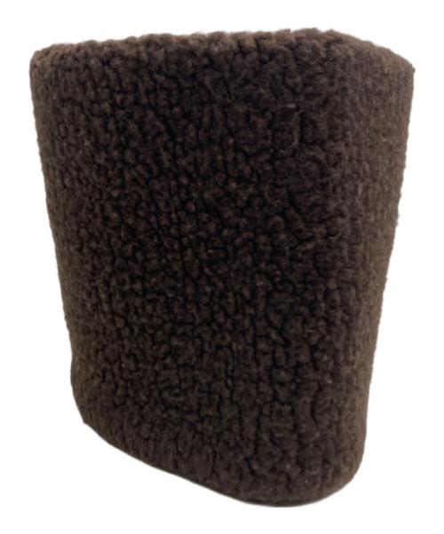 ARTS&SCIENCE（アーツアンドサイエンス）ARTS&SCIENCE (アーツアンドサイエンス) Boa stand collar ブラウンの古着・服飾アイテム