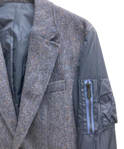 TRUSSARDI（トラサルディ）TRUSSARDI (トラサルディ) 袖切替ジャケット ネイビー サイズ:46の古着・服飾アイテム